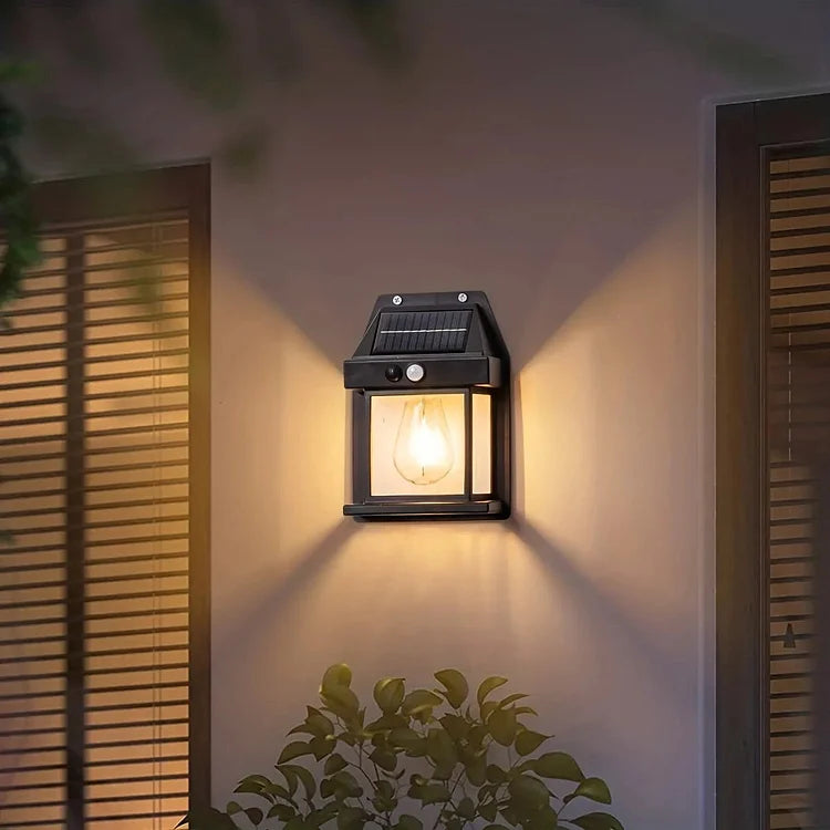 SunGlow™  Solar Wall Illuminator - Crisp & Cozy  Style