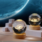 Crystal Radiance™ Night Light Desktop - Crisp & Cozy Style