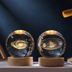 Crystal Radiance™ Night Light Desktop - Crisp & Cozy Style